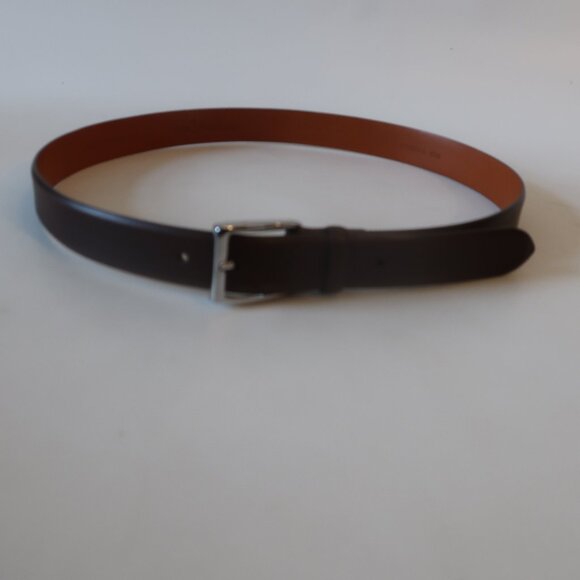 Polo Ralph Lauren Other - Mens Polo Ralph Lauren Dark Brown Brass Buckle 2110823-978 Leather Belt 36-90 *